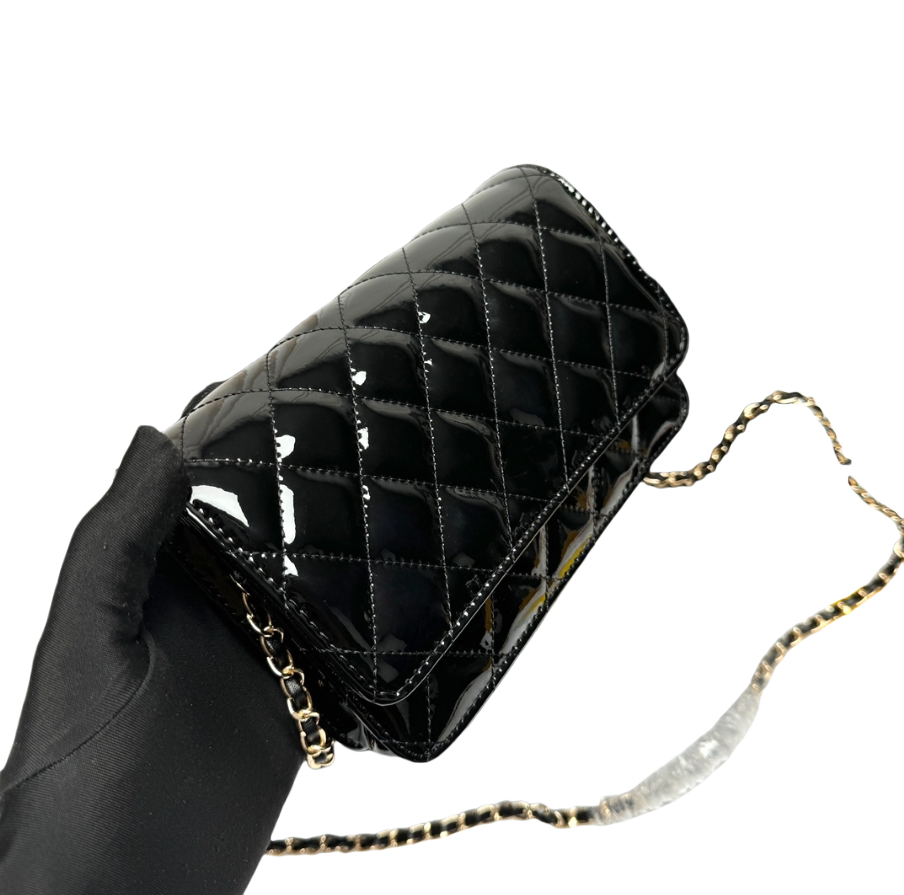 Luxury brand designer women bag shiny shoulder bags phone holders handbag Original box purse clutch fashion 20*13*5cm