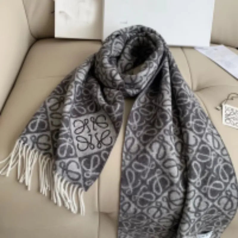 designer scarf women cashmere scarf designers 100% wool men scarf soft touch luxury brand warm wraps with tags autumn winter long Shawls 30cmX180cm