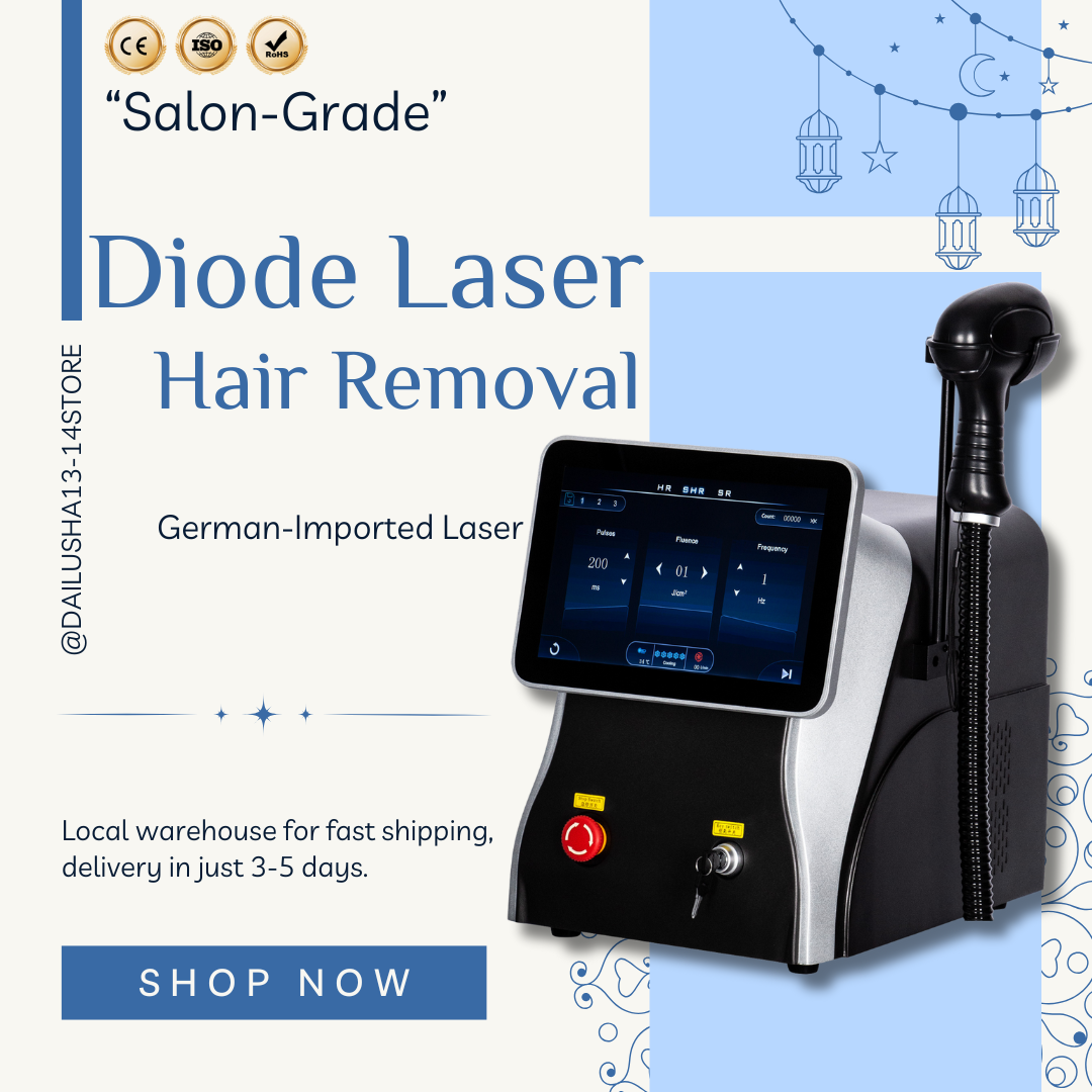 Diode Laser High Power 755 808 1064nm Painless Permanent 808nm Professional Body Face Bikini Hair Removal Device