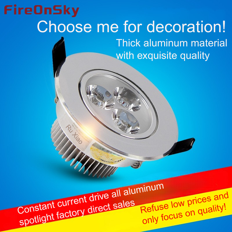 led spotlights, embedded ceiling bull&#039;s eye lights, 3W, 5W, 7W, 12W, 7.5 cm living room hole lights, three-color variable light downlights-102