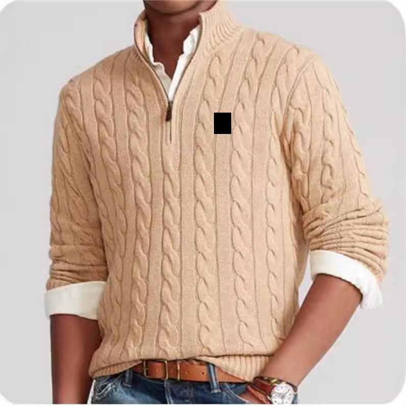 Horse Mens Sweaters Zip Sweater Designer Hoodie Men Casual Sleeve Crew Neck Pullover Polo Tracksuit Jumper