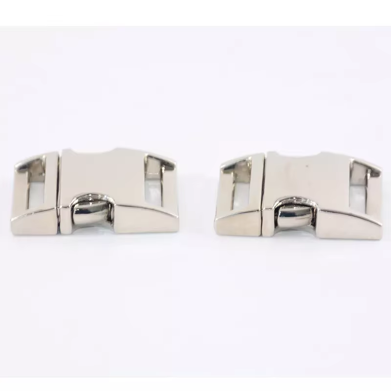 Wholesale 20mm curved dog collar metal quick release buckle