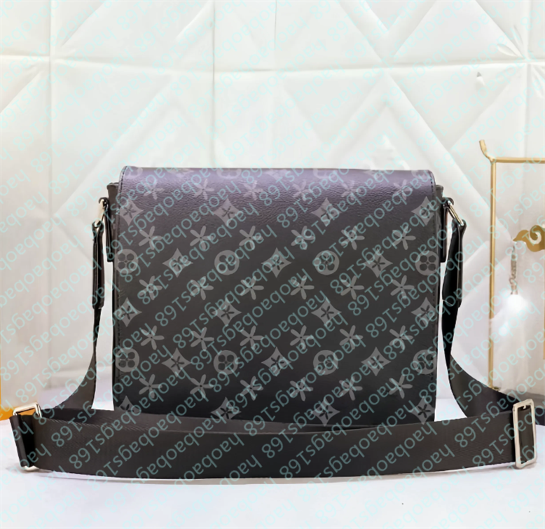 2025 Designer Fastline Messenger Men&#039;s Shoulder bag Luxury Brand Leather Purse Man Handbag Fashion Classic crossbody black wallet