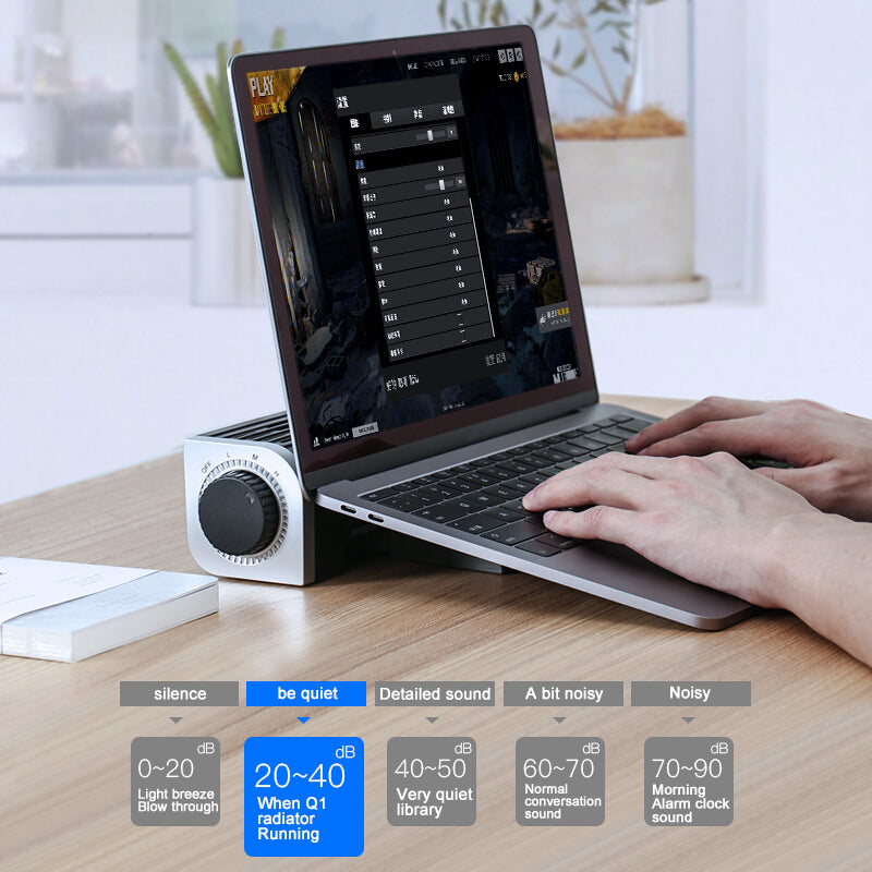 Turbine Notebook Radiator Notebook Stand Heatsink Adjustable Size And Wind Speed For Notebook Tablet Mobile Heat Sink Heat Pad