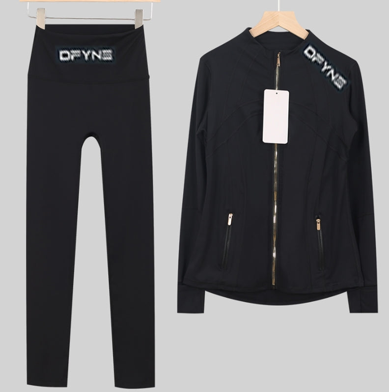 Yoga dfynes Jacket Women Workout Sport Coat Fitness Sports Quick Dry Activewear Top Solid Zip Up Sweatshirt Sportwear jump girl close skin take over
