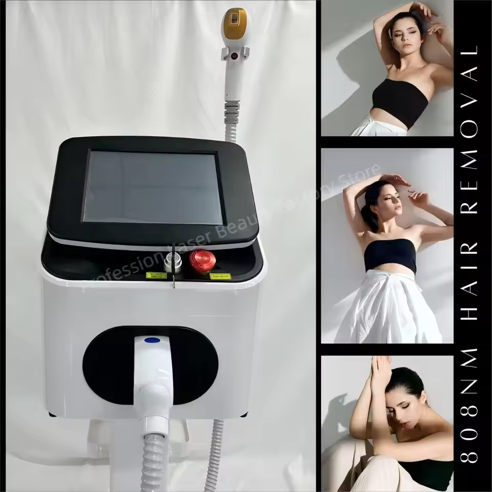 Professional 3 Wavelength High Power Alexandrite 755NM 808NM 1064NM Diode Laser Hair Removal Machine Factory Customized