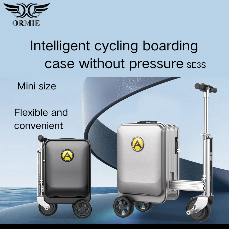 ORMIE Innovative Electric Scooter Suitcase - Stylish, Multifunctional Travel Companion for Modern Explorers SE3S