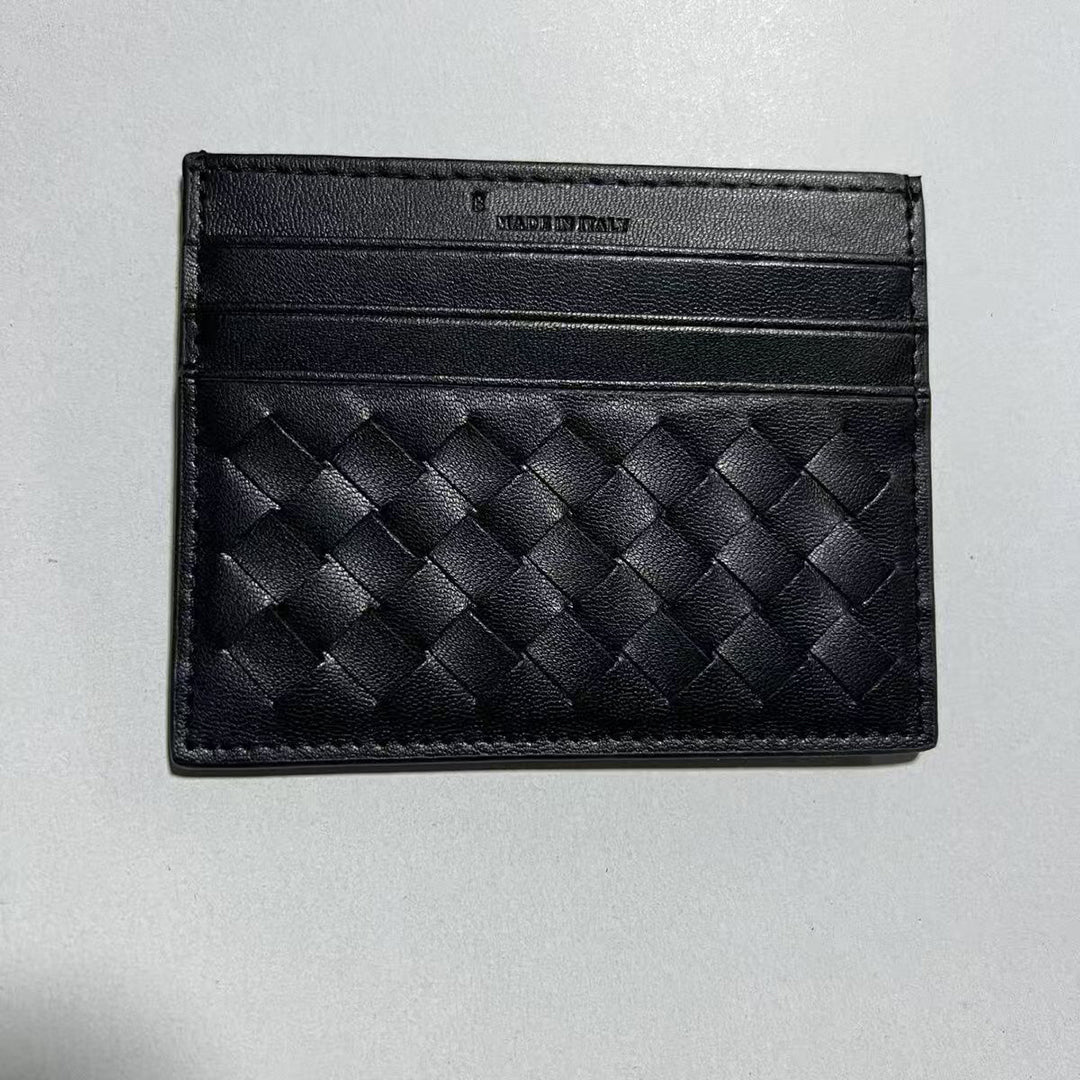 Card holder luxury card holders designer luxury Knitting wallet Leather material classic style card bag with versatile Fashion Coin Purses Women Men