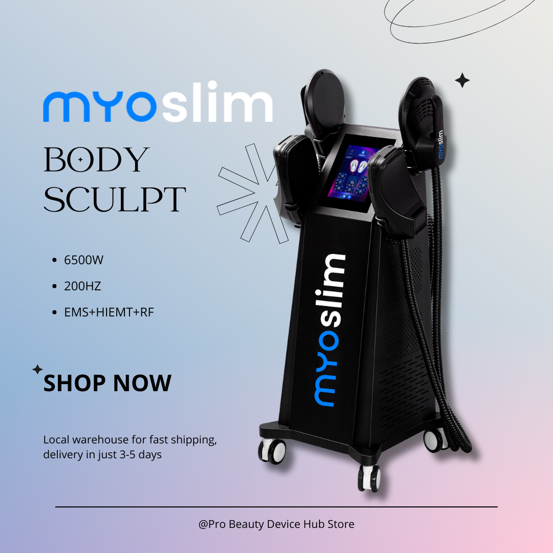 Myoslim 6500W EMS RF Body Therapy Equipment Electrical Muscle Stimulation Machine Fat Reduction