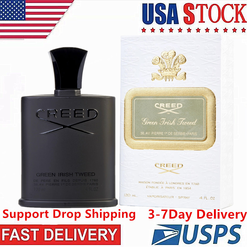 Brand Black Creed GREEN IRISH TWEED Perfume for Men Cologne 120ml with Long Lasting Time Smell Good Quality High Fragrance