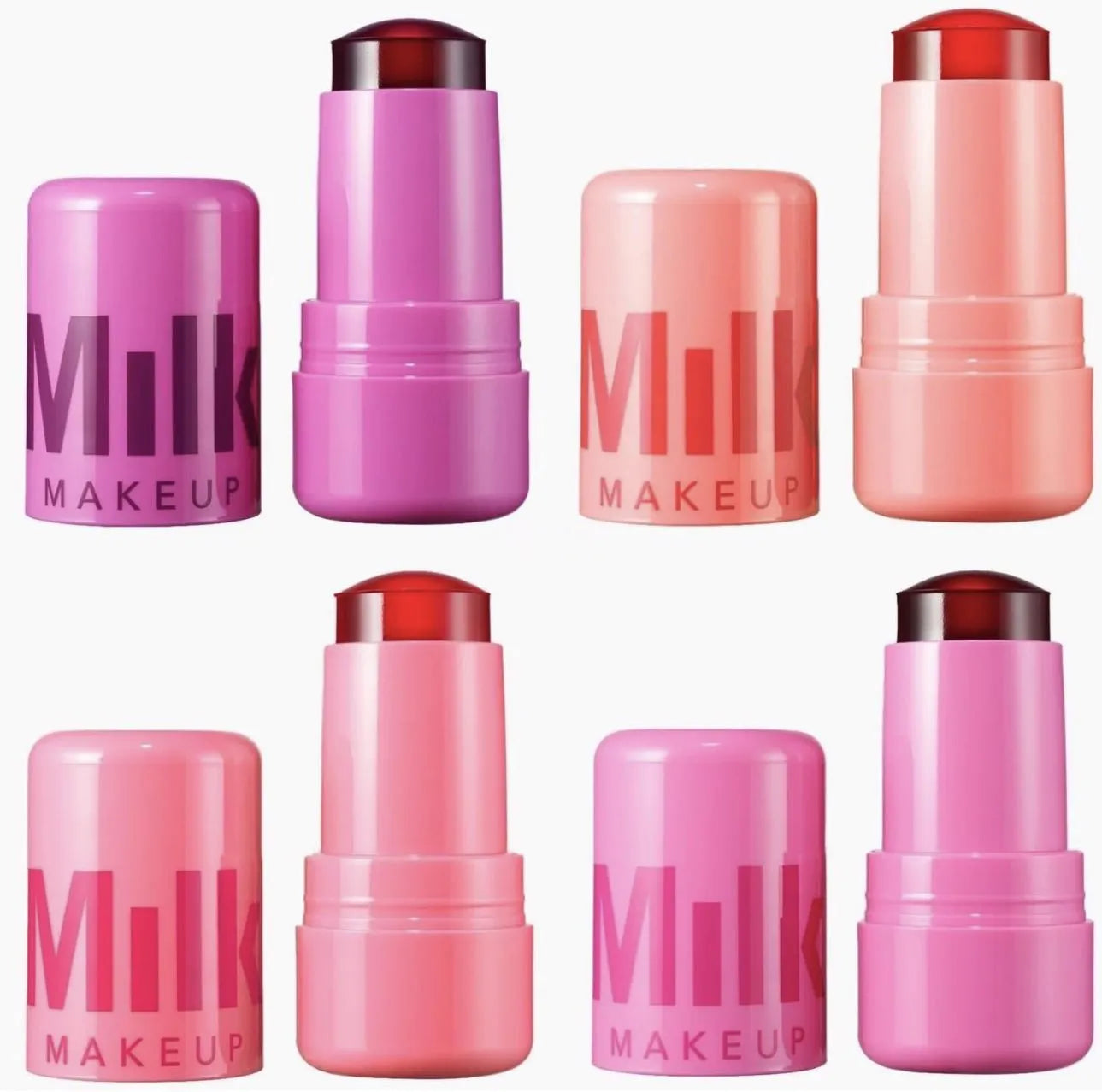 Hot Sale Original Milk Jelly Blush Cooling Water Long Lasting Jelly Tint 3-in-1Lipstick Blush Stick Multi-Use Matte Blush Makeup