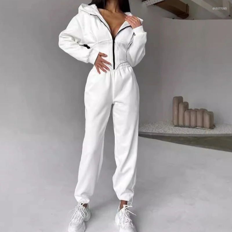 Women&#039;s Two Piece Pants Sets Women Pant Set Tracksuit Jogger Sweatshirts Autumn Winter Sports Elastic Waist Streetwear Matching