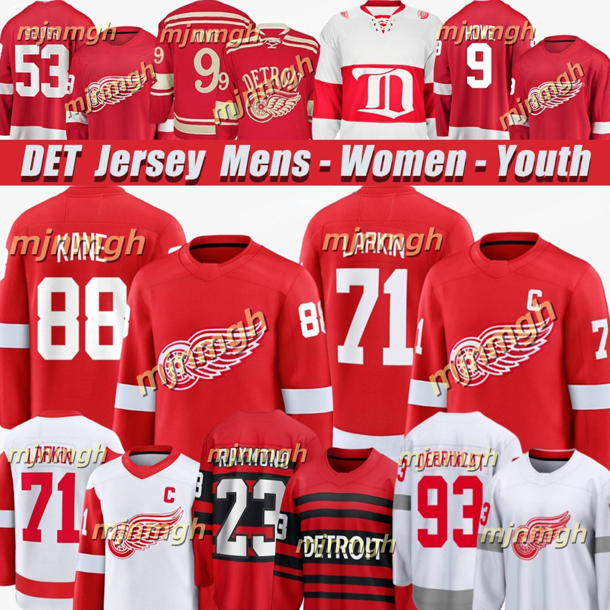 Stadium Series Jerseys 2025 88 Patrick Kanes Detroit Red Wingss Jersey Larkins LucasC Raymond Vladimir Tarasenko Stadium Series Hockey Jersey new