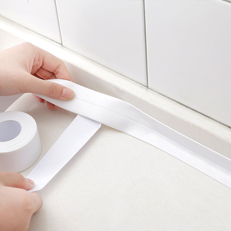 1-3.2M Shower Sink Bath Sealing Strip Toilet Waterproof Mouldproof PVC Self Adhesive Caulk Sticker Tape For Bathroom Kitchen New