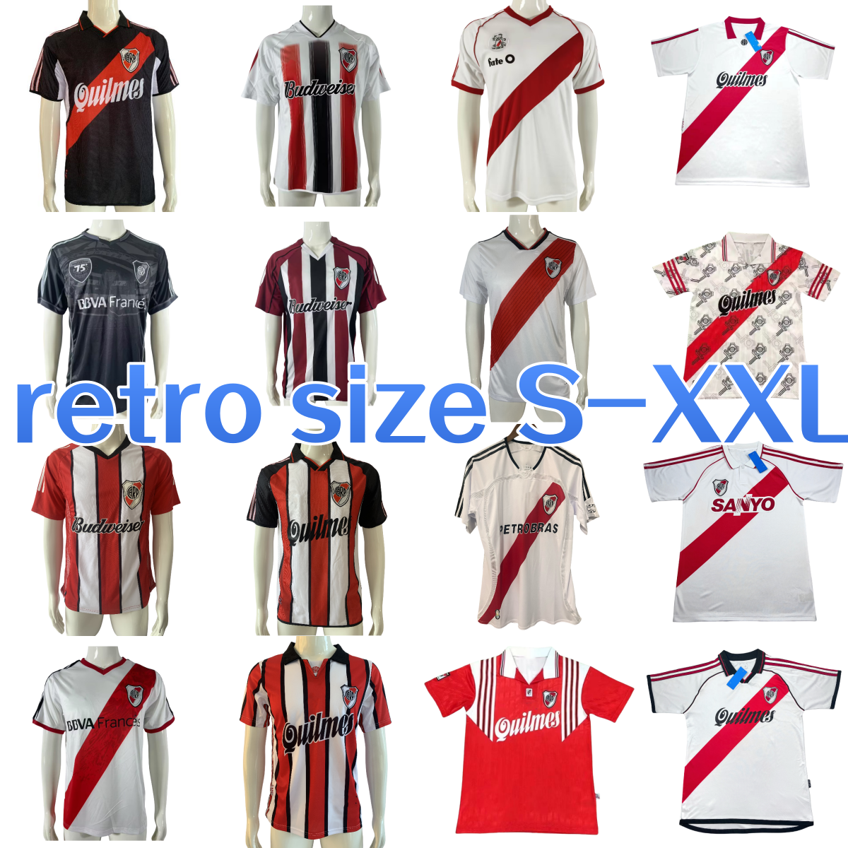 1987 1995 1996 1997 river plate retro soccer jerseys 86 87 95 96 97 98 04 06 Caniggia Gallego Alzamendi Norberto Alonso vintage football shirt 2000