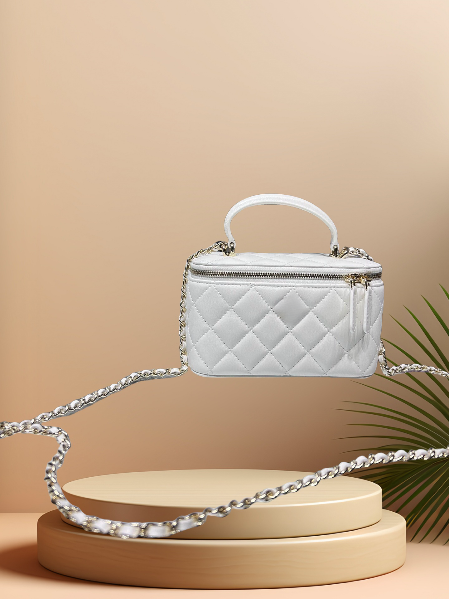 Master quality luxury cosmetic bag holder cosmetic case messenger bag handbag key bag card holder coin bag men&#039;s genuine leather shoulder bag