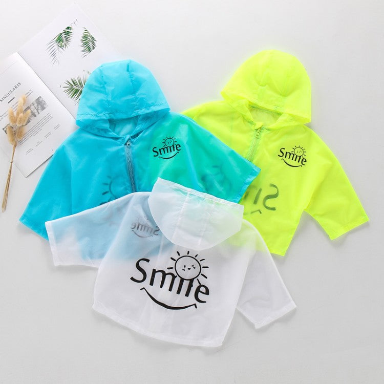 2021 summer children beach sun-protective clothing Baby girl hoodies Sunscreen jacket for kids outerwear