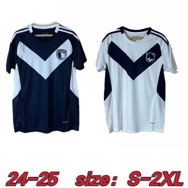 2024 2025 GirONdiNs de BoRDeaUx Maillot BADJI Soccer Jerseys Foot Kids Kit Fc Football Shirts Home Training 24 25 Home Fan Player Version BAKWA BADJ