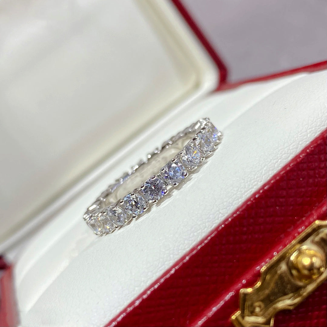 Ring Designer Ring Luxury Rings Jewelry Solid colour letter diamond design Rings Christmas Gifts Jewellery trendy couple Versatile Styles Gift Box s