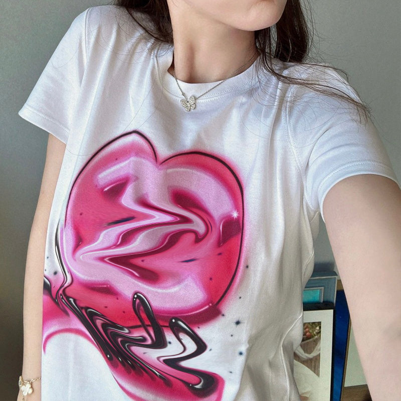 Fashion Clothing Dupe T shirt Casual Loose Short-sleeved Men&#039;s And Women&#039;s T-shirt Cotton luxury desgin summer