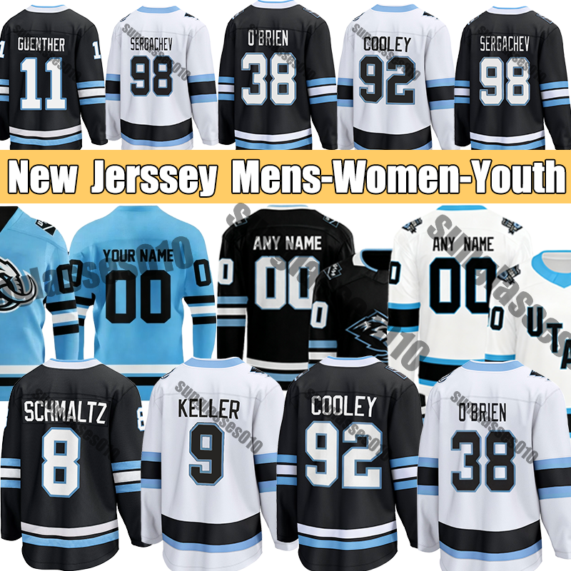 #50 Durzi Season Hockey Jersey Keller Jersey Cooley #98 Sergachev Clayton Logan Nick Schmaltz #15 Kerfoot Mikhail Ingram O&#039;Brien Utahs Tij Igin