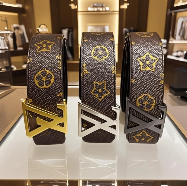 Best Designer Classic Mens Belt Fashion Brand Genuine Leather Letter Printed Womens Accessories Belt High Quality Large Gold Buckle Casual Business