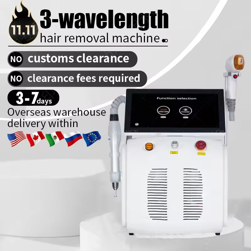 Soprano Titanium 2 In 1 808nm Professional Diode Laser Machine Picosecond Hair Tattoo Removal Permanent Skin Care Device