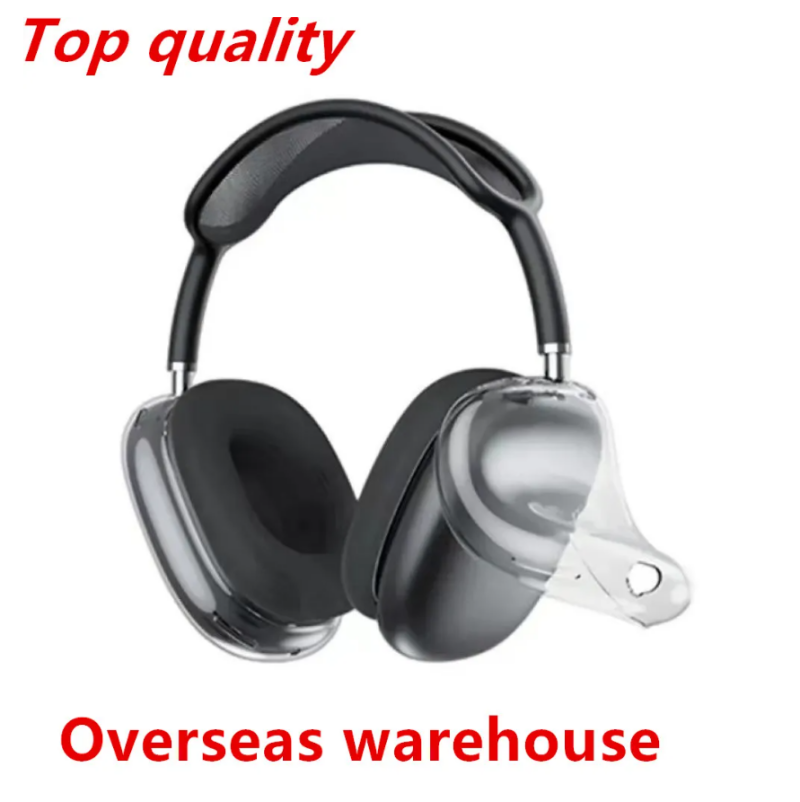 B1 MAX Top ANC Metal Pro max air pro 2 3 4 Headband Headphone Accessories Transparent Solid Silicone Waterproof Protective case air Maxs Headphones
