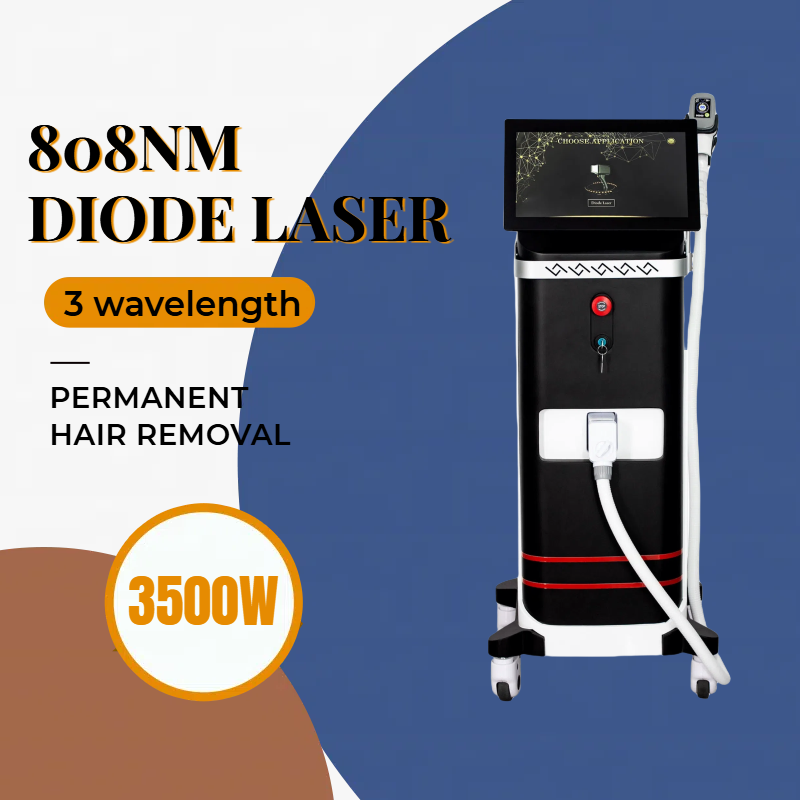 2025 Newest 808nm 755 1064nm Diode Laser Hair Removal Machine Cooling Head Painless Epilator Face Body Hair Removal