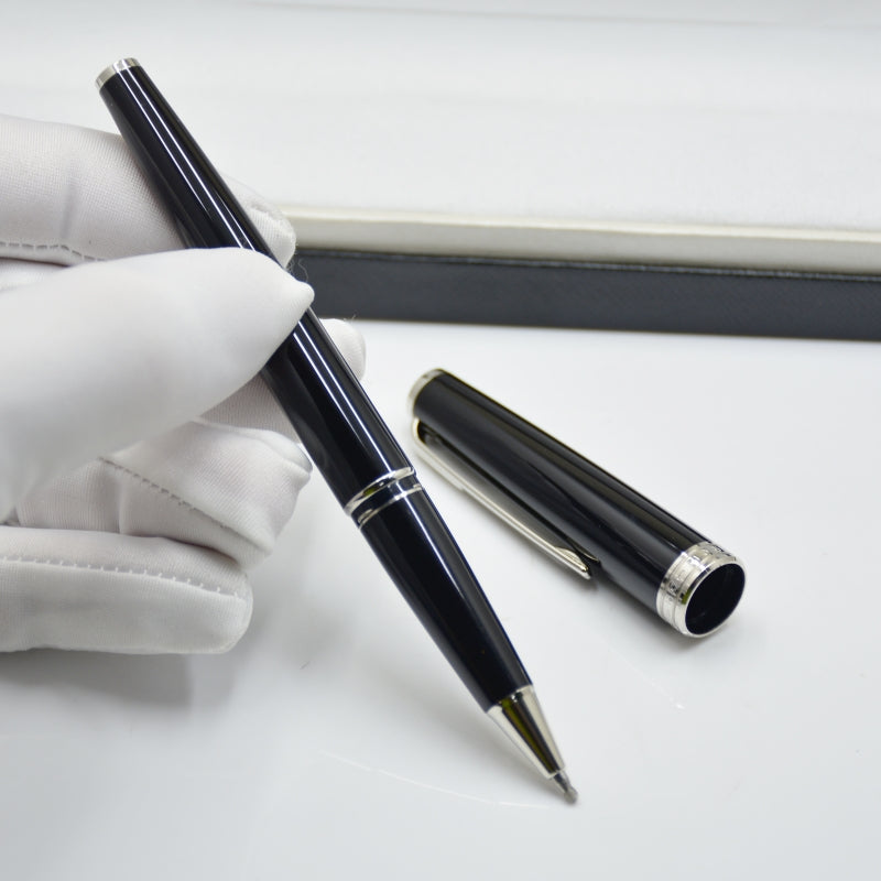 high quality black - Blue ballpoint pen - Roller ball pens school office stationery fashion write ball pen