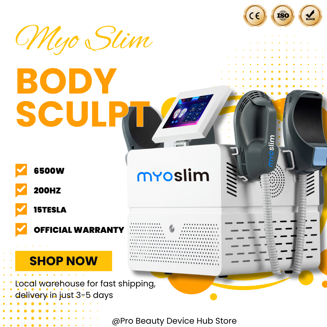EMS RF 6500W Electrical Muscle Stimulation Equipment with Myoslim Technology for Body Firming Fat Control and Core Toning