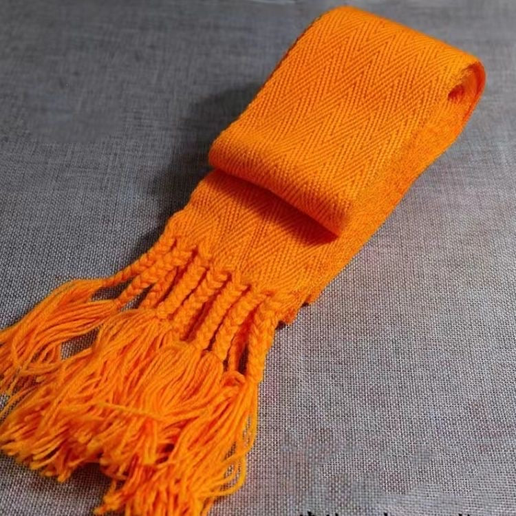 New No. 171 Tibetan wool knitted scarf, Buddhist belt, Tibetan clothing, Haiqing accessories