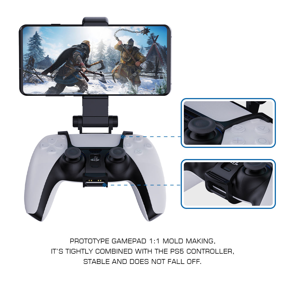 Smart Clip Stand Mobile Phone Holder Mount for PlayStation 5 - PS5 - Xbox Series X - Xbox Series S Game Controller