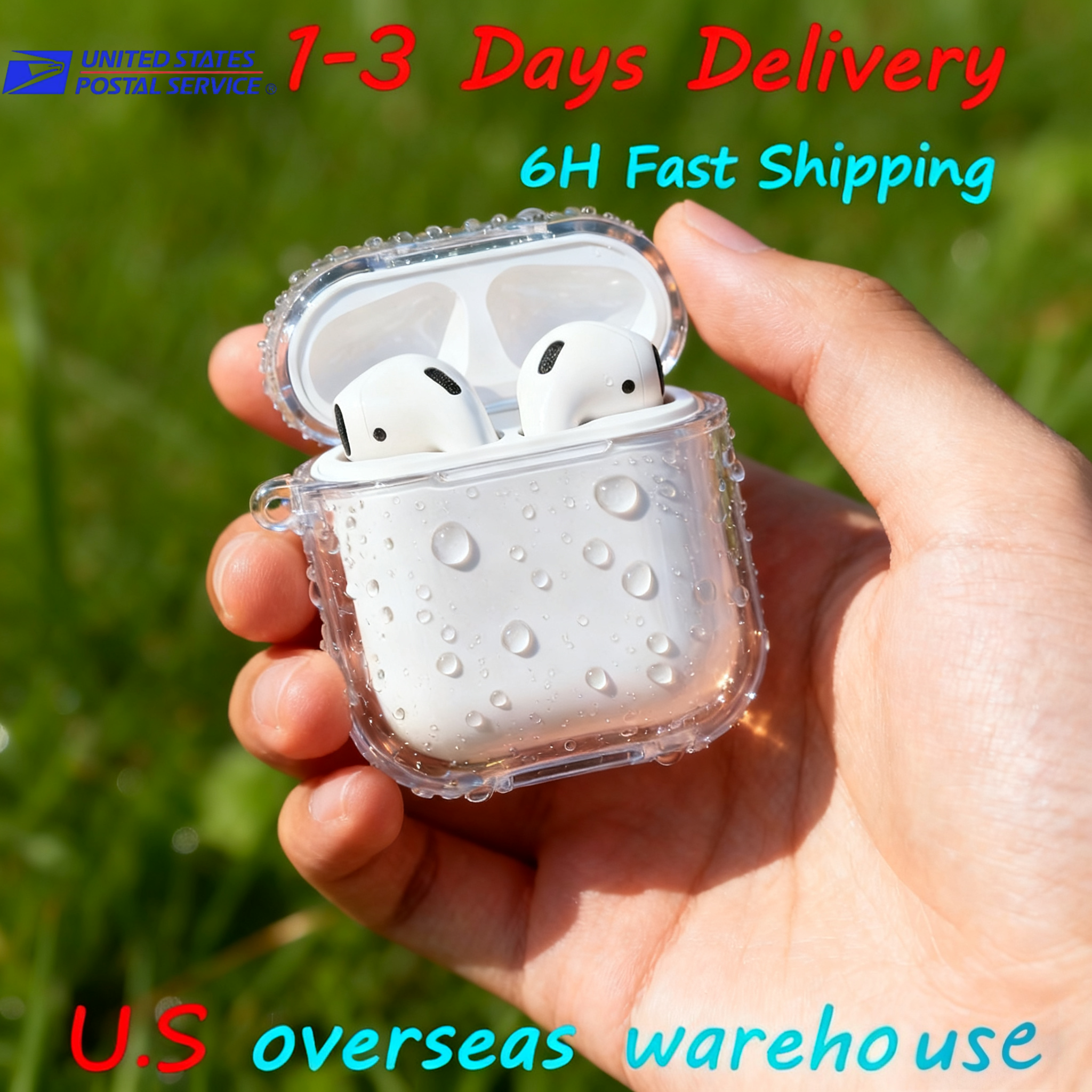 USA Stock For Apple airpods pro2 3rd generation Air pods4 pros3 Bluetooth earphones ANC Wireless Headphones Earbuds Noise Canceling Accessories Soli