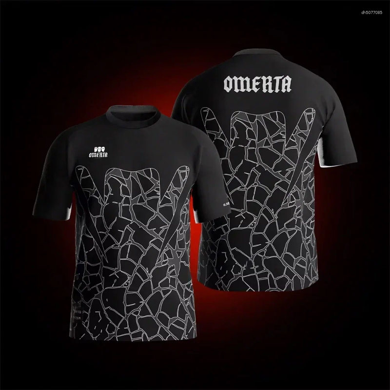 Men&#039;s Casual Shirts Omerta47 Boxing Uniform Outdoor 3D Print Sport Quick-dry Breathable Men Tshirt Hiphop Street Shortsleeve
