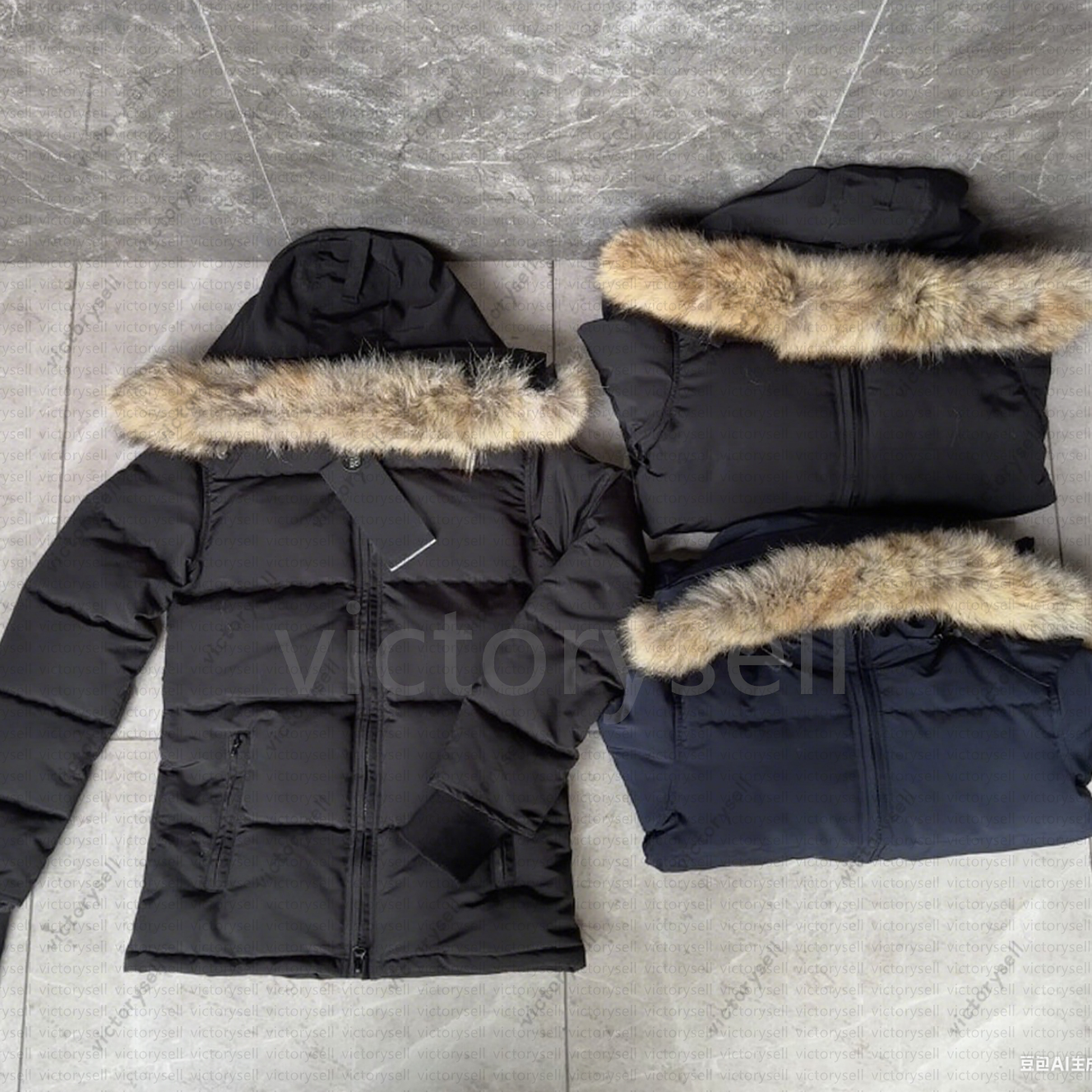 Puffer Jackets Women Designer Canada down Jacket Winter Parka Coats Real Wolf Fur Wyndham Windbreaker Goosecoats women Luxury jackets XS-XL