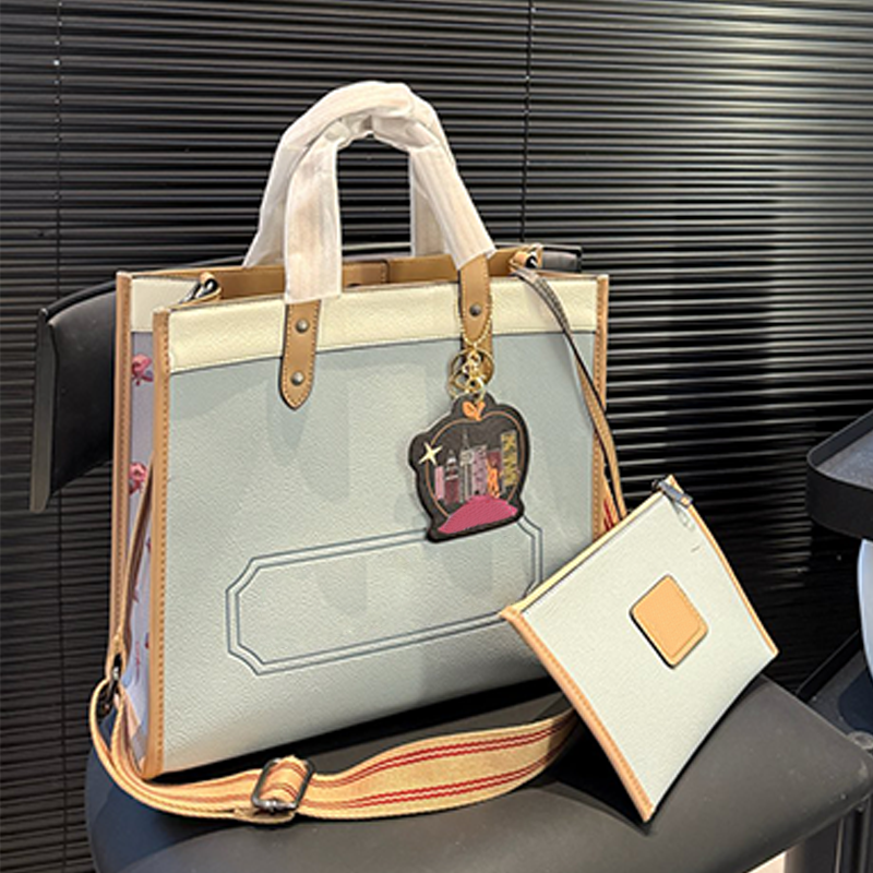 Retro tote bag summer candycolored vacation bag fashionable commuting bag classic combination bag luxury designer bag womens shoulder bag highqualit