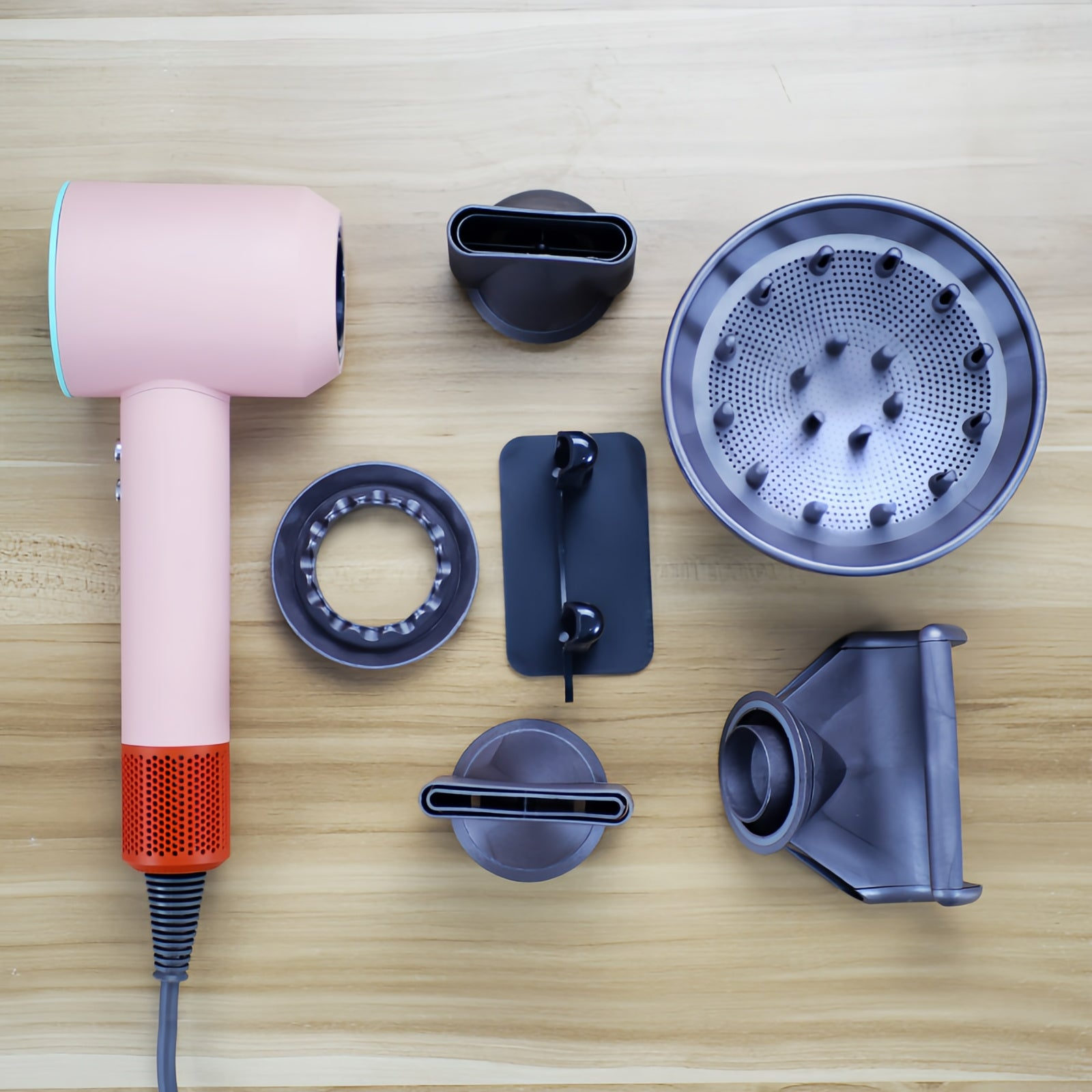 Hot Sell 5 in 1 Hair Dryers Negative Ionic Professional Salon Blow Powerful Travel Homeuse Cold Wind