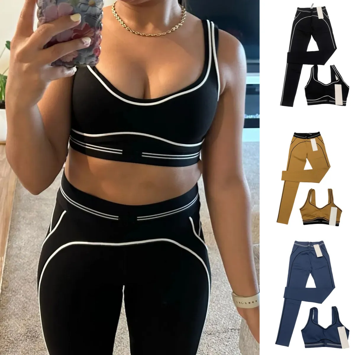 5A TOP Breathable Bra & Leggings Set Women&#039;s Soft Elastic Activewear Outfit for Yoga Fitness Fiess Gym Suit Pilates Muse Women Clothes