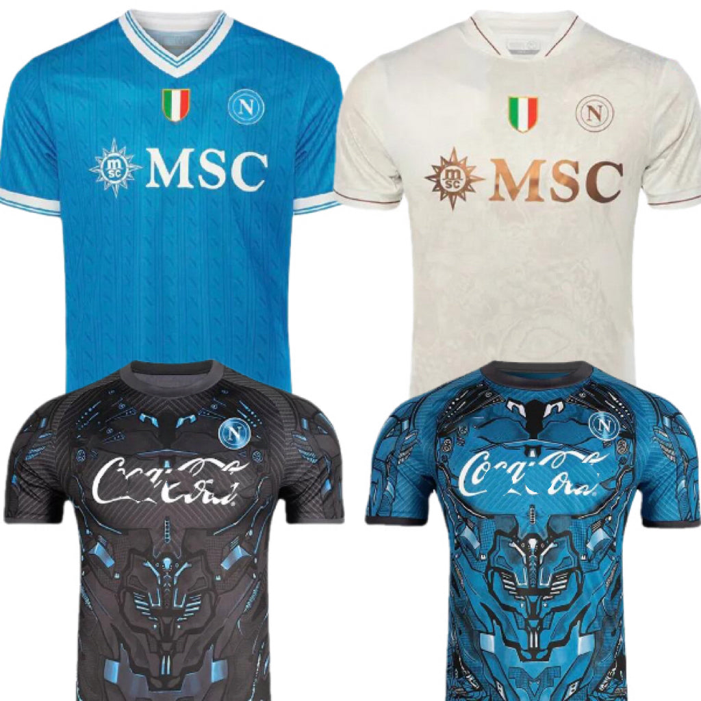 LUKAKU DE BRUYNE Napoli 24 25 26 soccer jerseys Maglia LANG LUCCA Naples 2026 BEUKEMA NERES Football Shirts McTOMINAY Napoli jersey top kit men kids