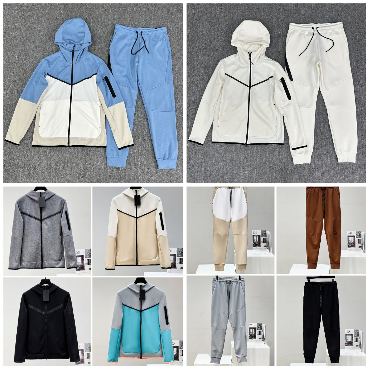 mens designer tracksuit tech fleece 2 piece set jersey fashion casual sets for men sports jogging mens tracksuit letter print design jacket breathab