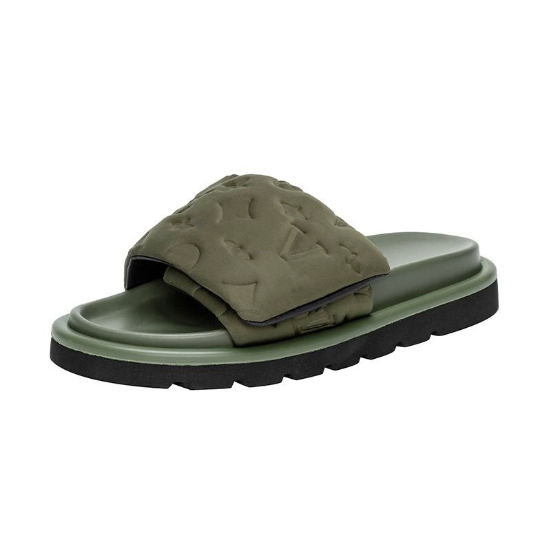 Designer sandals Designer Pool Pillow sandals slippers men women summer flat shoes fashion beach slippers slides