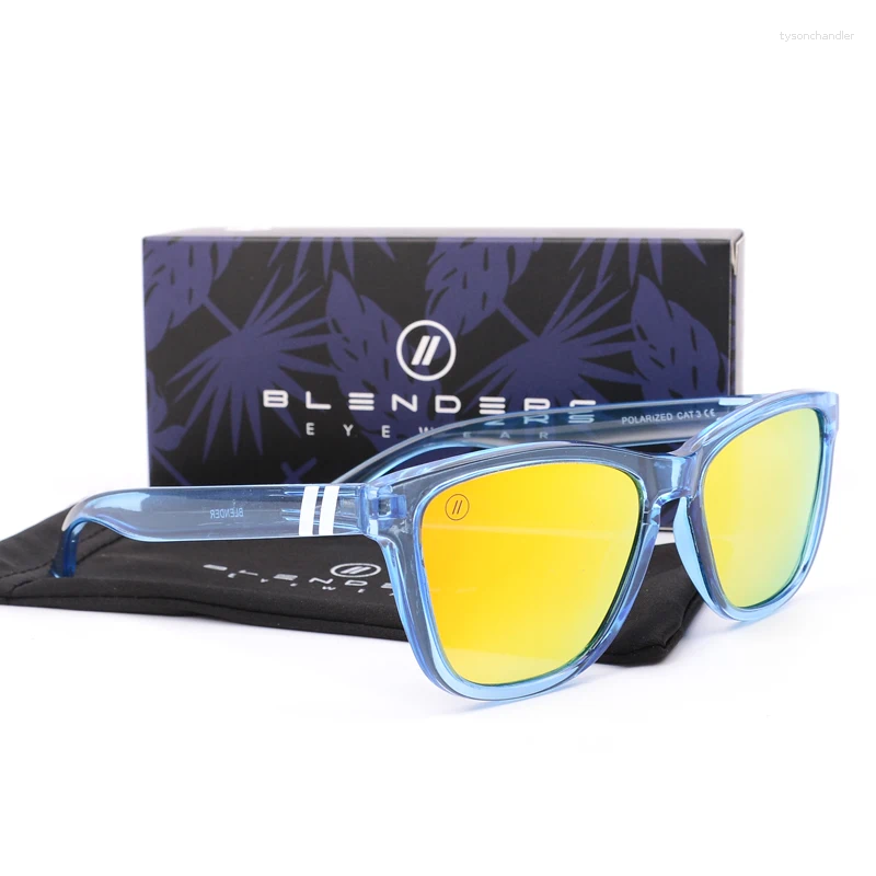 Sunglasses Blender High Quality Fashion Street Pography Travel Beach Retro Logo UV400 Italian Master Design Men&#039;s And Women&#039;s
