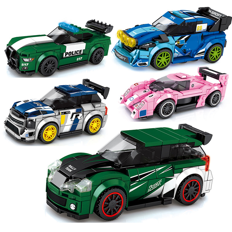 2021 new Racing car Super Race F1 Speed Champions Great Vehicle model Building Blocks bricks sets sports Kits city