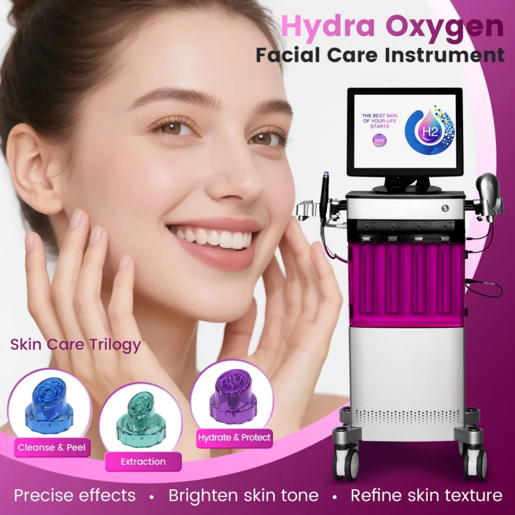 Professional Facial Lift Cleaning Water-based Exfoliation Skin Care Skin Grinding Oxygen Mmachine Beauty Equipment Salon