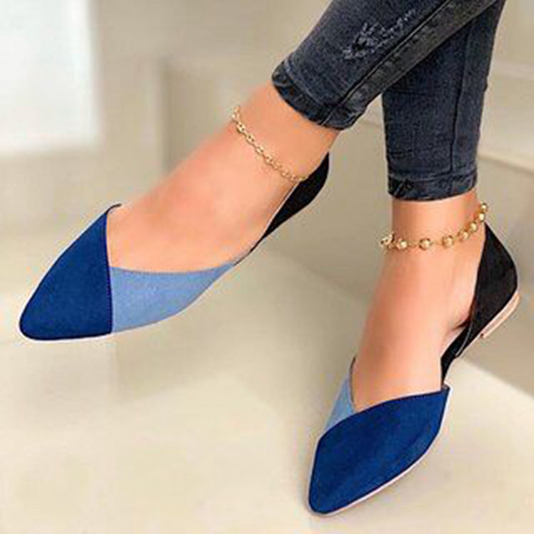 Spring Women Flat Casual Fashion Mixed Colors Female Sandals Comfortable Loafers Pointed Toe Slip on Office Zapatos Mujer1