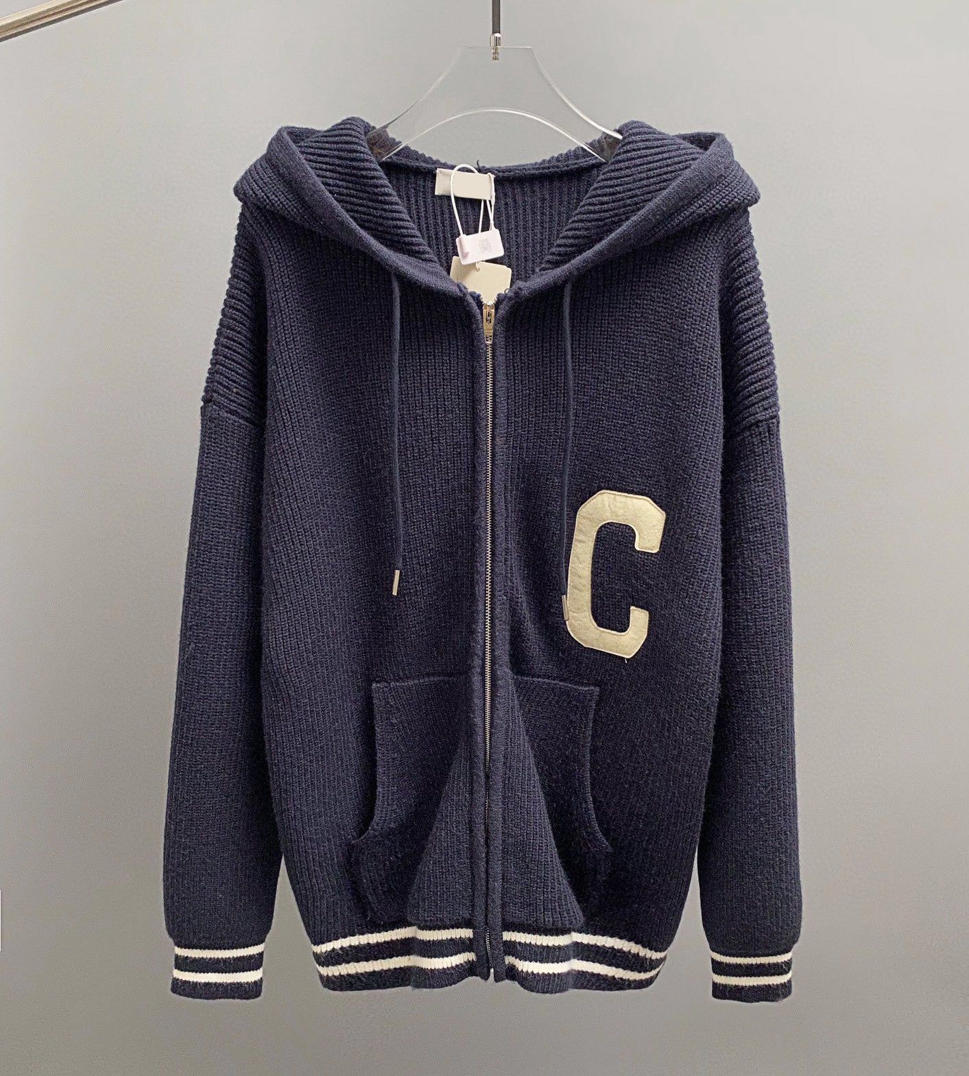 Men&#039;s Plus Size Sweaters hoodies in autumn - winteracquard knitting machine e Custom jnlarged detail crew neck cotton f2w2