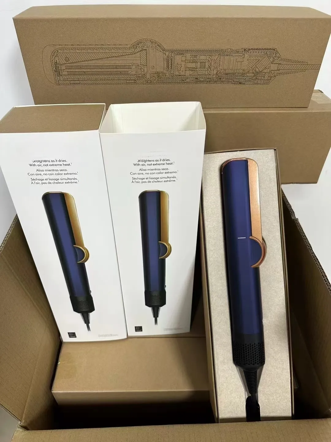 Hot selling wholesale factory 2025 High quality for HT01 HS06 Strait HT01 HS06 Dyson Strait Hair Straightener Home 2 in 1 HS05 HD08 HD15 Hair Dryer