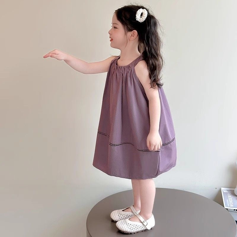 D209 Girls dress summer dress 2025 new style baby girl stylish skirt children&#039;s fashion summer thin style