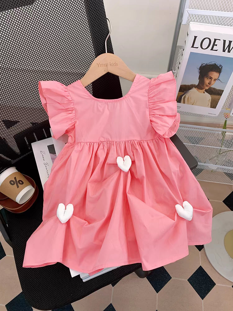 D09 Girls dress 2025 summer new Korean style children&#039;s princess dress Western style children&#039;s baby summer sleeveless dress
